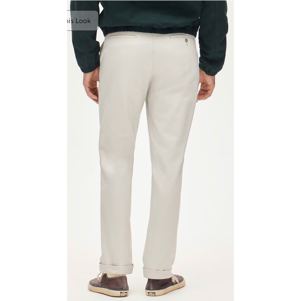 J.Crew Broken-In Straight Chino Pants Mens‎ 36x30 Gray Cotton Twill Trousers - Picture 2 of 9